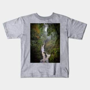 Lake District Waterfall Kids T-Shirt